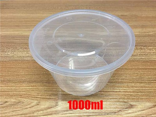 一次性圆盒餐盒展示